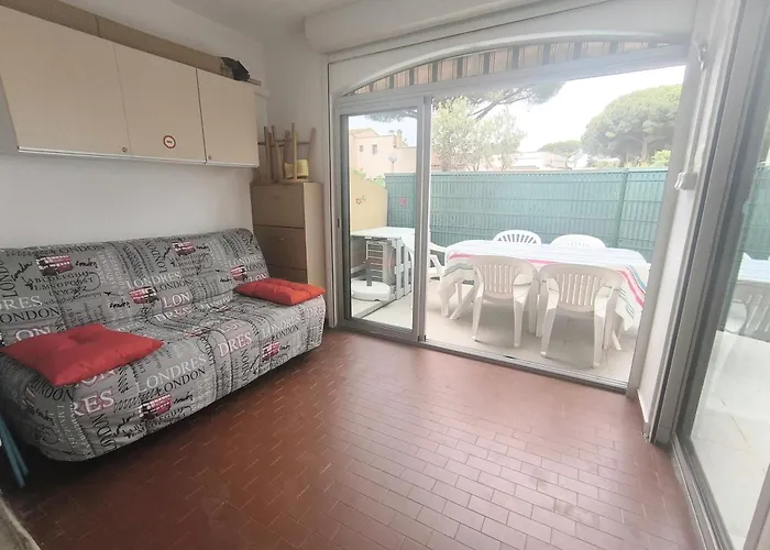 5070 Cap D'agde T2 28m2 - Climatise - Pk Securise Au Calme De La Pinede Appartamento *